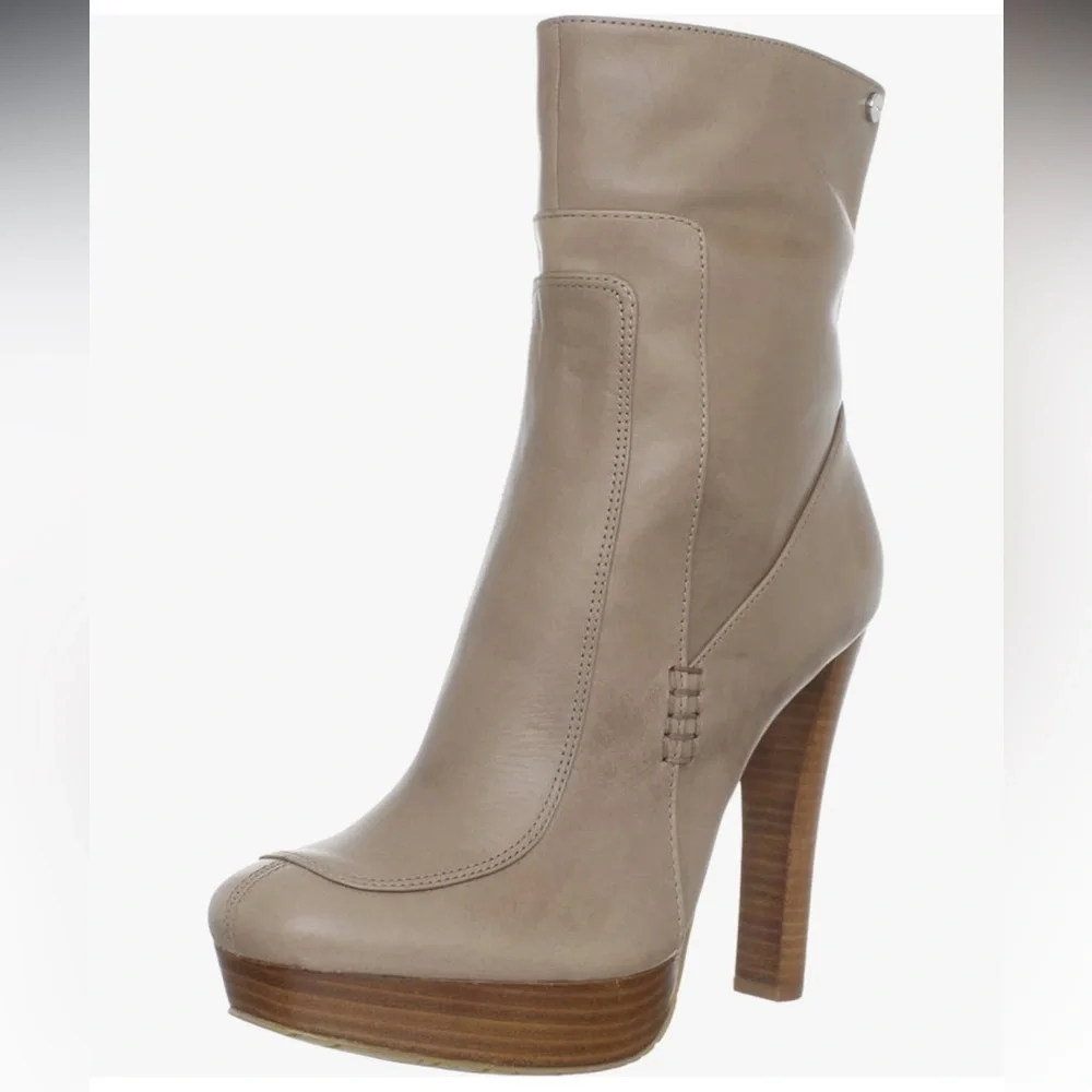 CALVIN KLEIN Brenna Calf heeled  boots